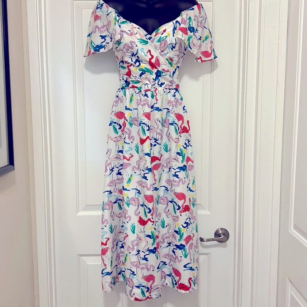 🦩Tanya Taylor Flamingo Dress - NWOT 🦩